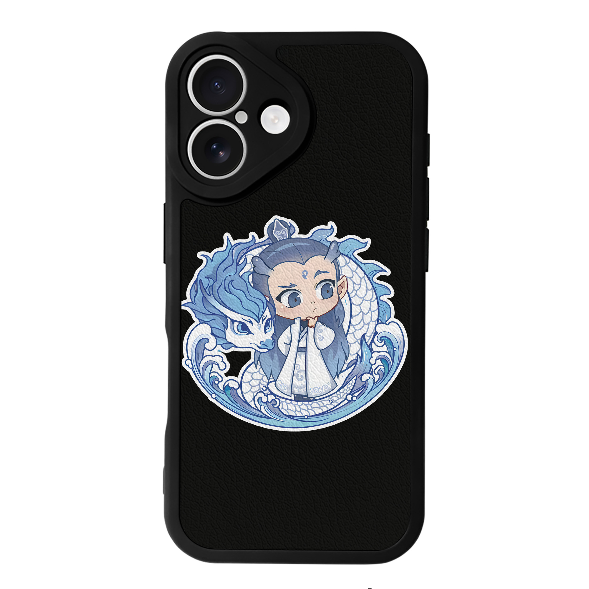 （画像用） Ne Zha 2 ナタ 魔童の大暴れ 【iPhone 16シリーズ対応】シリコンスマホケース（レザー調） 材質：シリコン